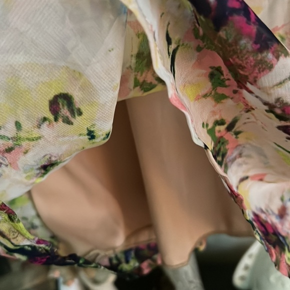 SPEECHLESS Watercolor Sleeveless Lined Elasticized Waist Dress, Sz Medium, GUC. - Picture 7 of 8